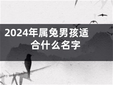 2024年属兔男孩适合什么名字