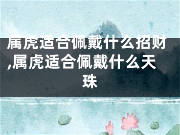 属虎适合佩戴什么招财,属虎适合佩戴什么天珠
