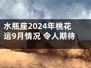 水瓶座2024年桃花运9月情况 令人期待