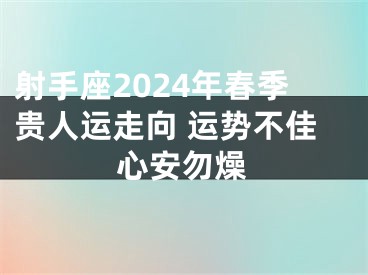 射手座2024年春季贵人运走向 运势不佳心安勿燥