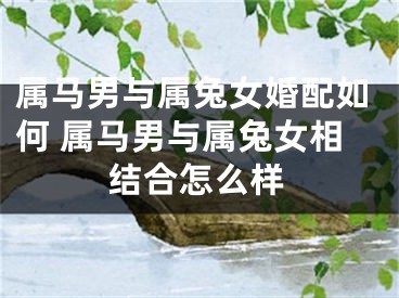 属马男与属兔女婚配如何 属马男与属兔女相结合怎么样