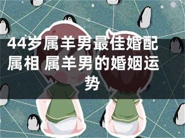 44岁属羊男最佳婚配属相 属羊男的婚姻运势