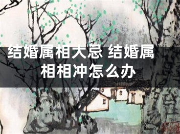 结婚属相大忌 结婚属相相冲怎么办