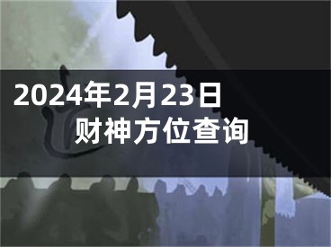 2024年2月23日财神方位查询