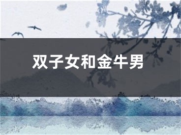 双子女和金牛男