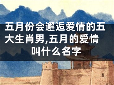 五月份会邂逅爱情的五大生肖男,五月的爱情叫什么名字