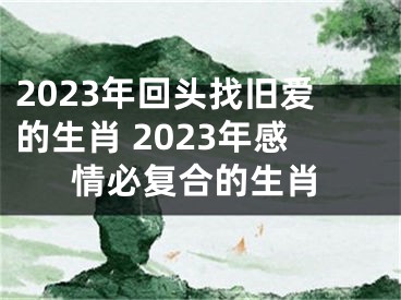 2023年回头找旧爱的生肖 2023年感情必复合的生肖