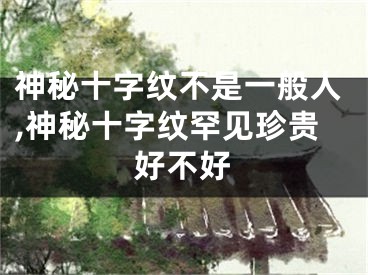 神秘十字纹不是一般人,神秘十字纹罕见珍贵好不好