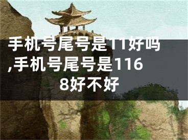 手机号尾号是11好吗,手机号尾号是1168好不好