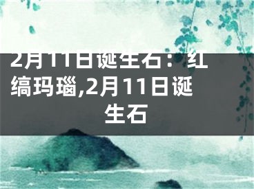 2月11日诞生石：红缟玛瑙,2月11日诞生石