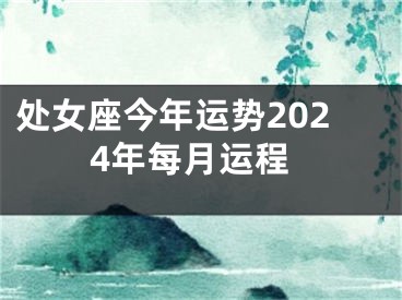 处女座今年运势2024年每月运程