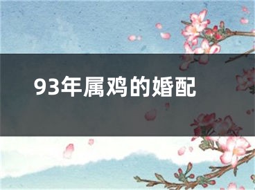 93年属鸡的婚配