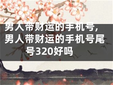 男人带财运的手机号,男人带财运的手机号尾号320好吗