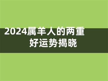 2024属羊人的两重好运势揭晓
