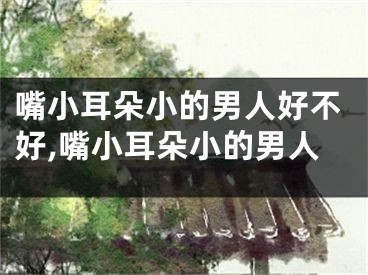 嘴小耳朵小的男人好不好,嘴小耳朵小的男人