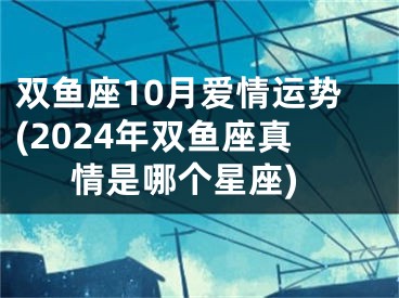 双鱼座10月爱情运势(2024年双鱼座真情是哪个星座)