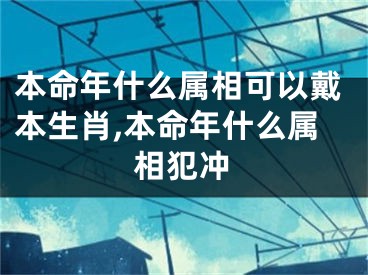 本命年什么属相可以戴本生肖,本命年什么属相犯冲