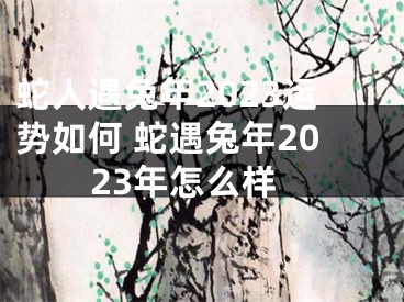 蛇人遇兔年2023运势如何 蛇遇兔年2023年怎么样