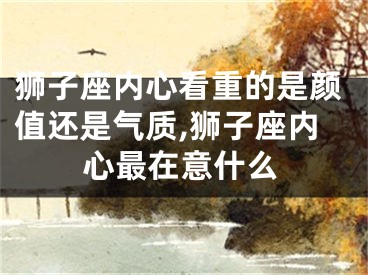 狮子座内心看重的是颜值还是气质,狮子座内心最在意什么