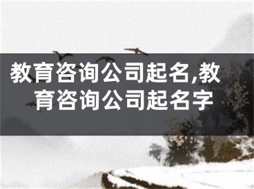 教育咨询公司起名,教育咨询公司起名字
