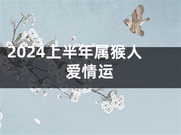 2024上半年属猴人爱情运