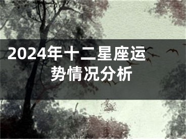 2024年十二星座运势情况分析