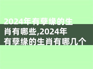 2024年有孽缘的生肖有哪些,2024年有孽缘的生肖有哪几个