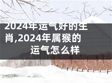 2024年运气好的生肖,2024年属猴的运气怎么样