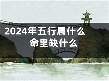 2024年五行属什么命里缺什么