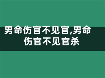 男命伤官不见官,男命伤官不见官杀