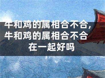 牛和鸡的属相合不合,牛和鸡的属相合不合 在一起好吗