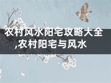 农村风水阳宅攻略大全,农村阳宅与风水