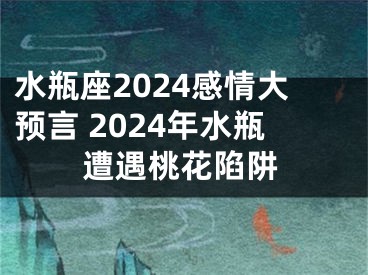 水瓶座2024感情大预言 2024年水瓶遭遇桃花陷阱