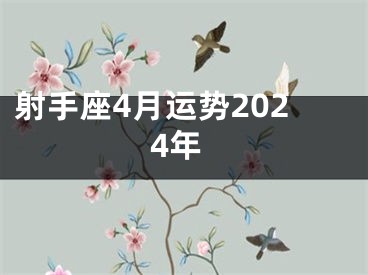 射手座4月运势2024年
