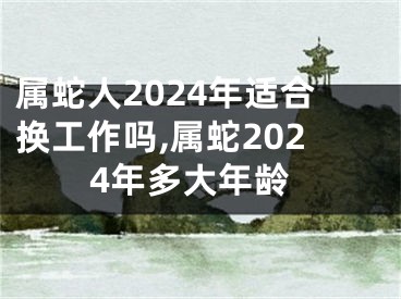 属蛇人2024年适合换工作吗,属蛇2024年多大年龄