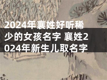 2024年襄姓好听稀少的女孩名字 襄姓2024年新生儿取名字