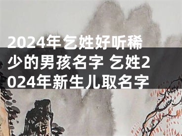 2024年乞姓好听稀少的男孩名字 乞姓2024年新生儿取名字