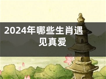 2024年哪些生肖遇见真爱