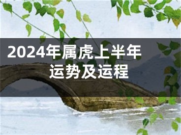 2024年属虎上半年运势及运程