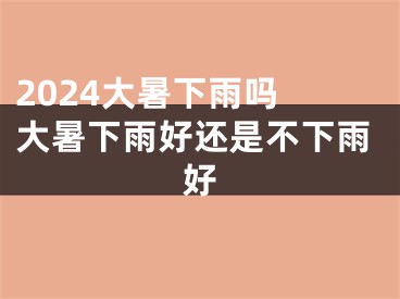 2024大暑下雨吗 大暑下雨好还是不下雨好