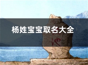 杨姓宝宝取名大全 