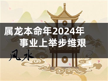 属龙本命年2024年事业上举步维艰 