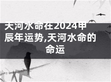 天河水命在2024甲辰年运势,天河水命的命运