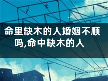 命里缺木的人婚姻不顺吗,命中缺木的人