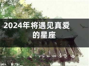 2024年将遇见真爱的星座