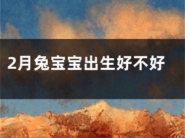 2月兔宝宝出生好不好