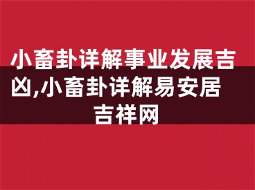 小畜卦详解事业发展吉凶,小畜卦详解易安居吉祥网