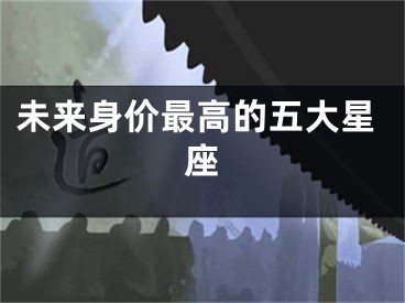 未来身价最高的五大星座