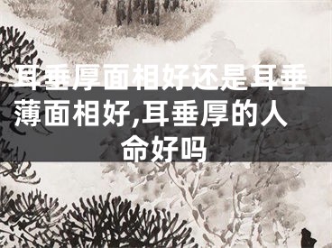 耳垂厚面相好还是耳垂薄面相好,耳垂厚的人命好吗