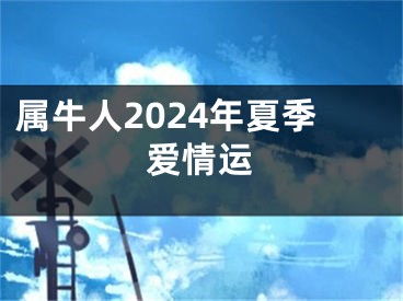 属牛人2024年夏季爱情运